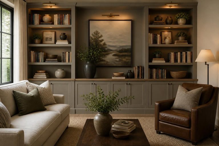 Built-in Bookshelves