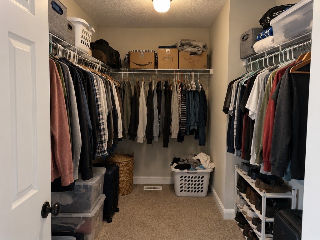 After MILLCROFT, BURLINGTON Custom Walk-In Closet —